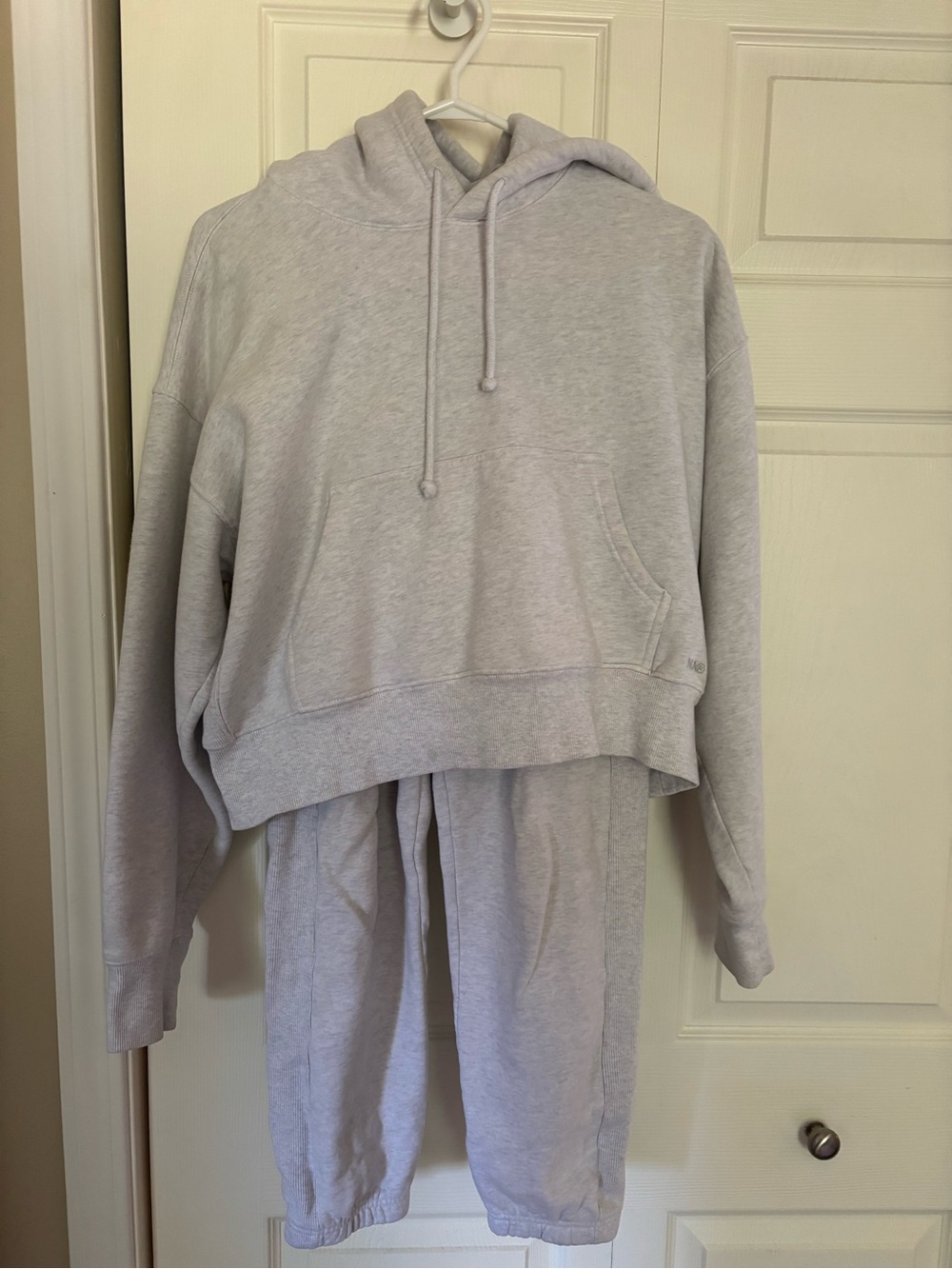 Tna Heather Cloud White Hoodie and Sweatpants